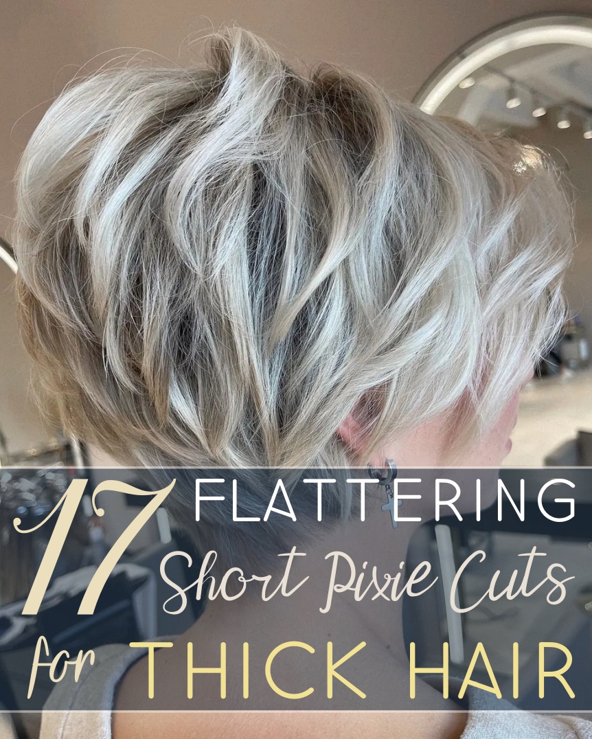 17 Flattering Short Pixie Cuts for Thick Hair